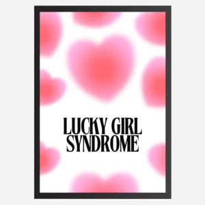 Lucky Girl Syndrome - Wall Art A3 Size Photo Frame (297 x 420 mm)